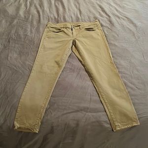AE khaki jeggings